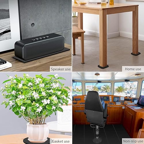 Miniatura 25 de DGSL 4 hojas de espuma autoadhesivas, 3/4 pulgadas de grosor x 6 x 6 pulgadas, almohadilla de espuma de celda cerrada, láminas de goma de neopreno