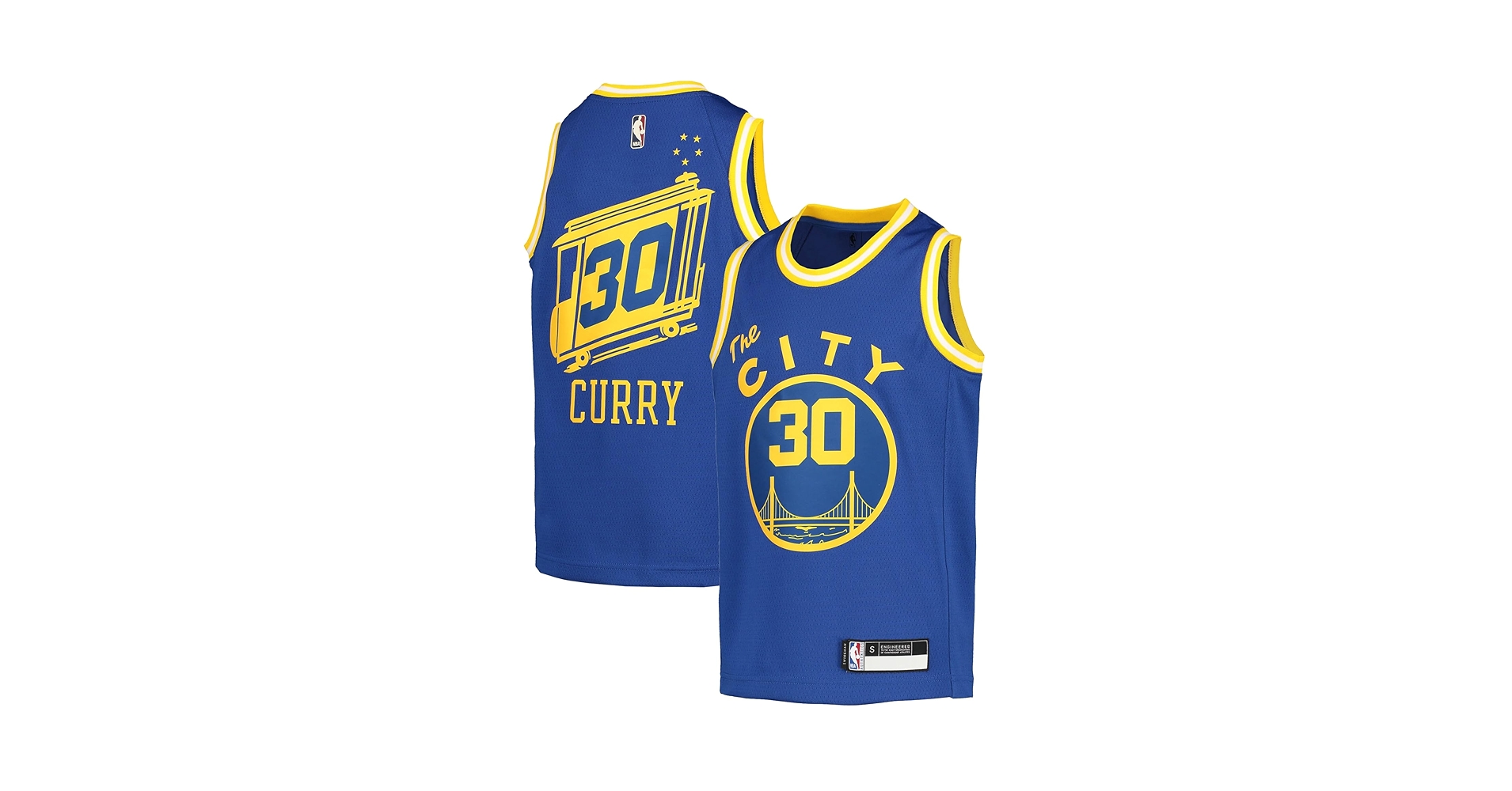 NBA Warriors Curry 30 Game Mサイズ　新品未使用 NIKE バスケ ユニフォーム ジャージ カリー NBA #30 ナイキ