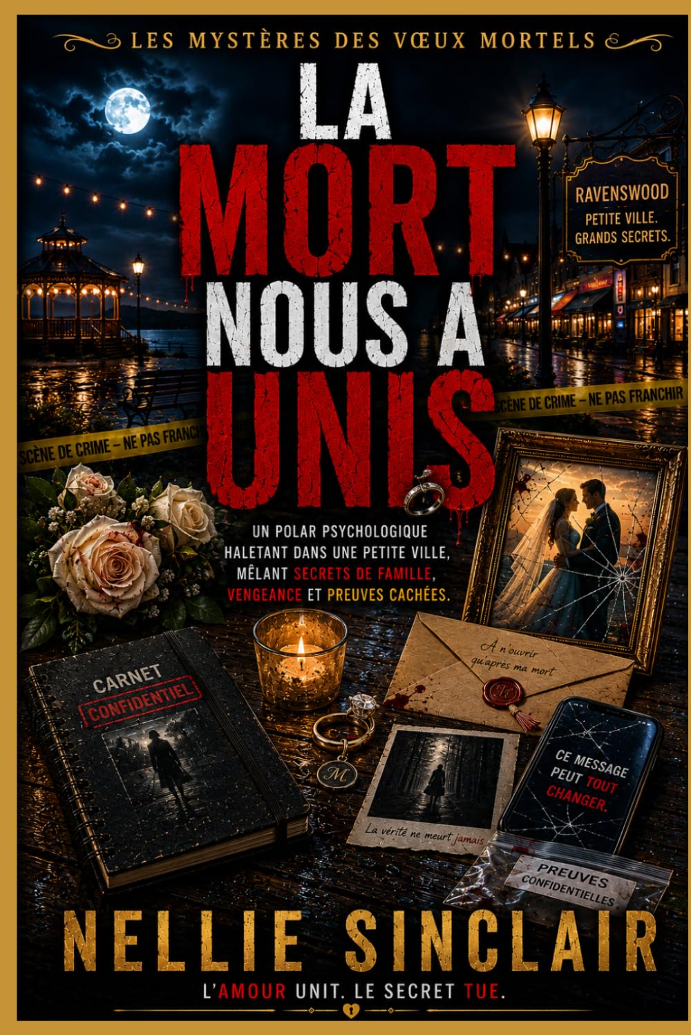 La mort nous a unis: Un polar psychologique haletant dans une petite ville, mêlant secrets de famille, vengeance et preuves cachées