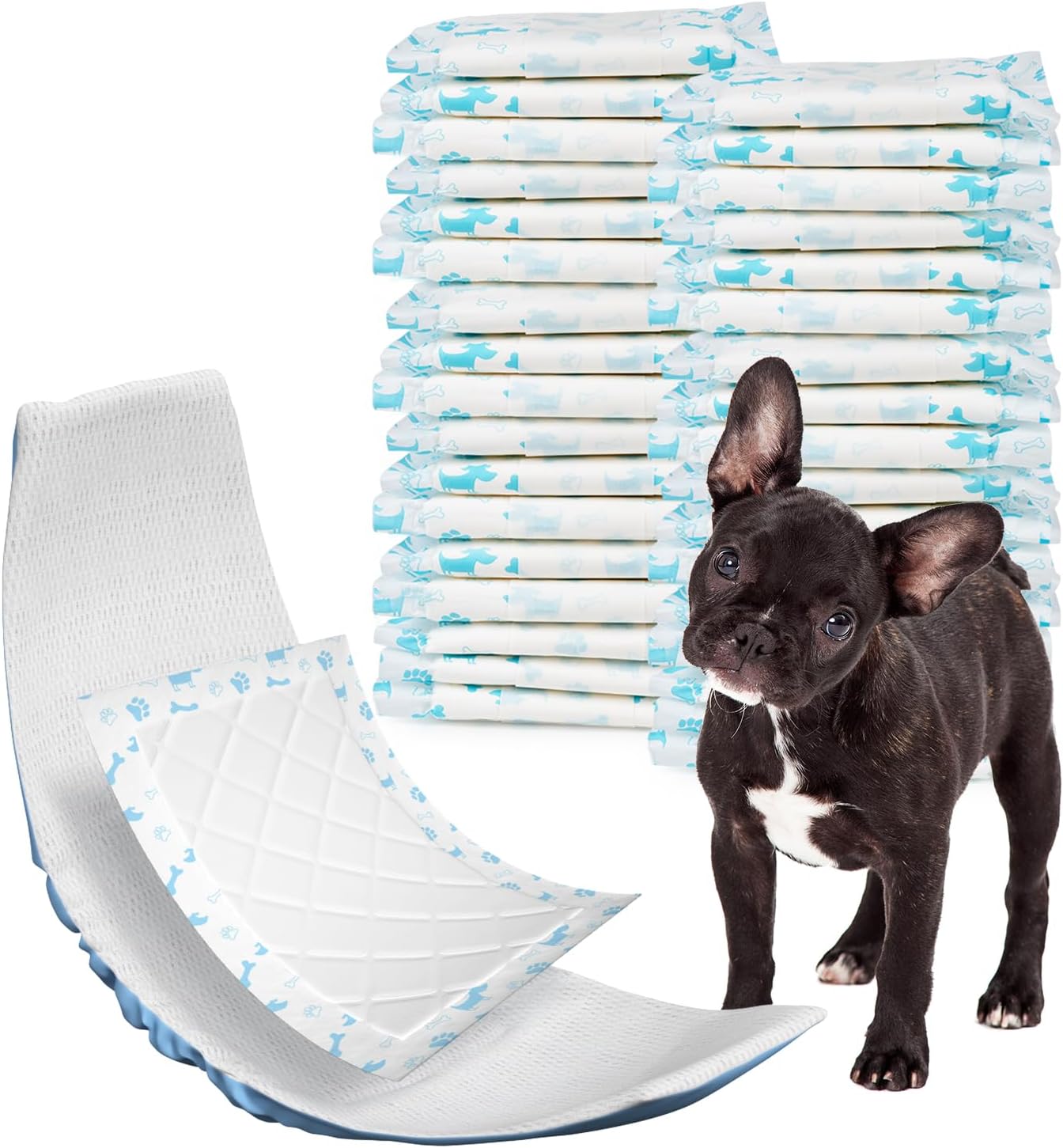 Pet Soft Dog Diaper Liners 100 Count Disposable Dog Nappy Liners