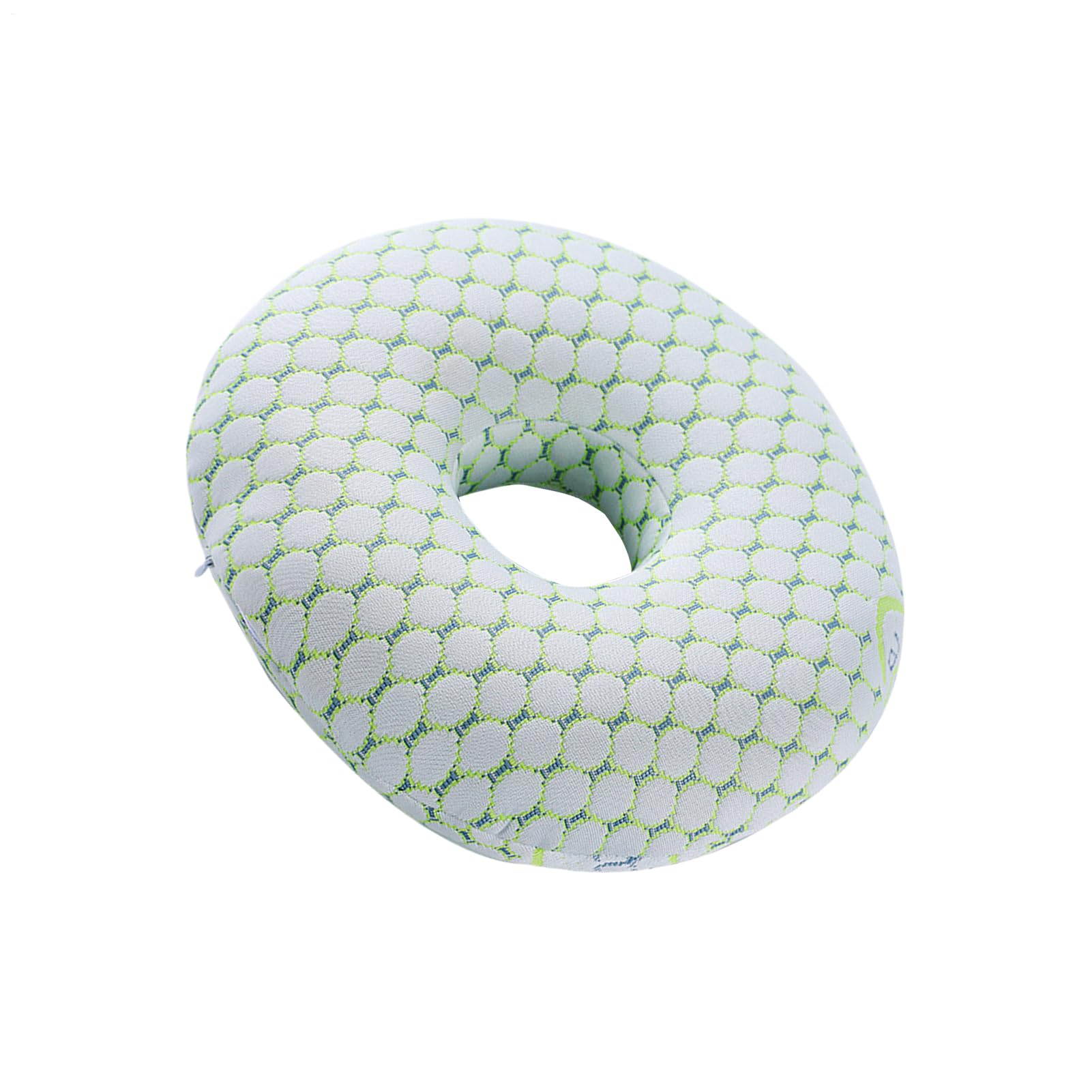 Coussin piercing oreille sans douleur : appuie-tête avec trou lavable