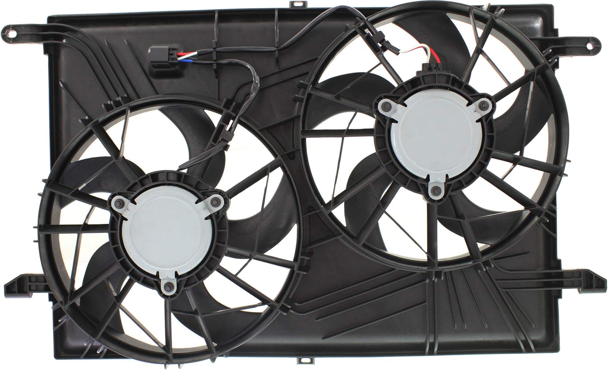 Evan Fischer Cooling Fan Assembly Compatible with 2008-2017 Buick Enclave, Fits 2009-2017 Chevrolet Traverse, Fits 2007-2017 GMC Acadia, Fits 2007-2010 Saturn Outlook - GM3115219