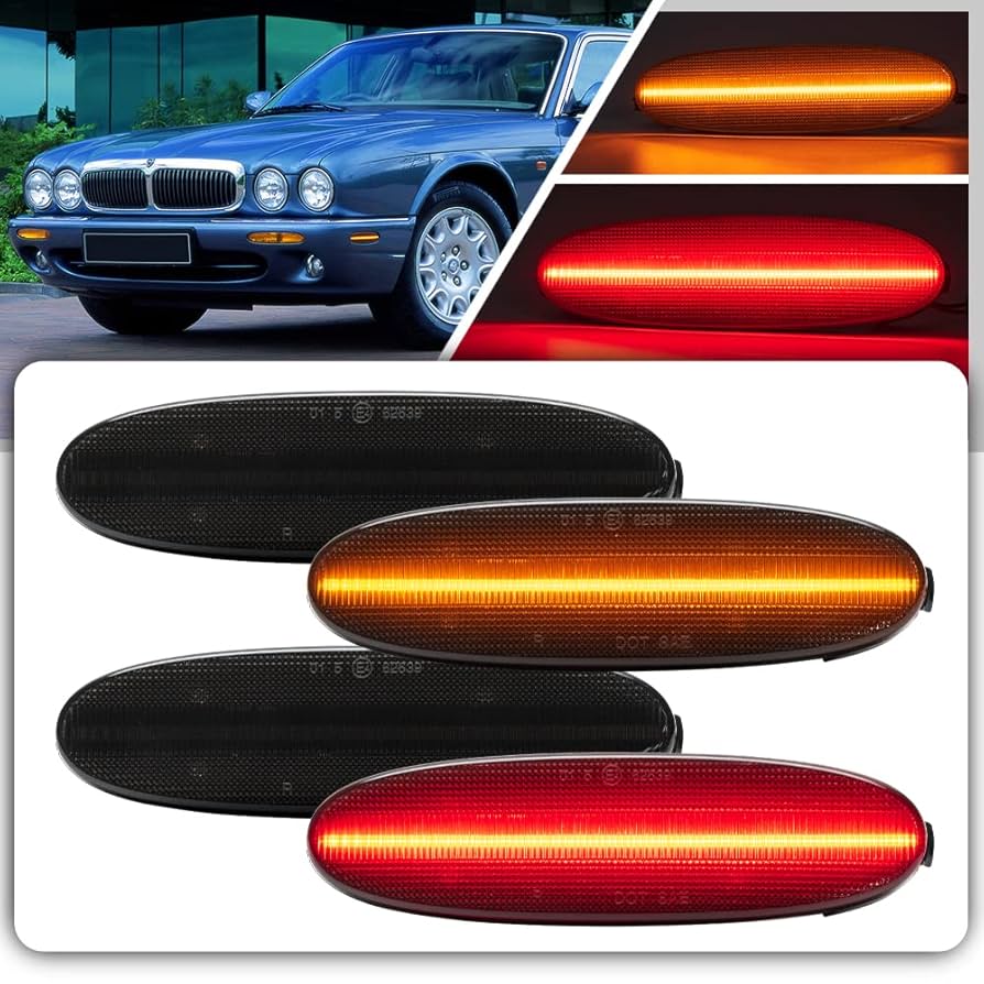 Amazon.com: 4Pcs LED Front Rear Bumper Side Marker Lights