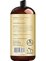 Vista 3 de Handcraft Blends Aceite de coco fraccionado, 28 onzas líquidas, 100% puro y natural, aceite portador de alta calidad para piel y cabello, cabello