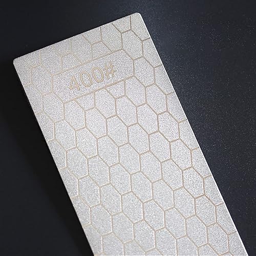 Miniatura 3 de Piedra de afilar diamantes, 4 piezas de piedra de afilar superficie de panal de abeja para afilar la cocina, bordes embotados, romos o cansados,