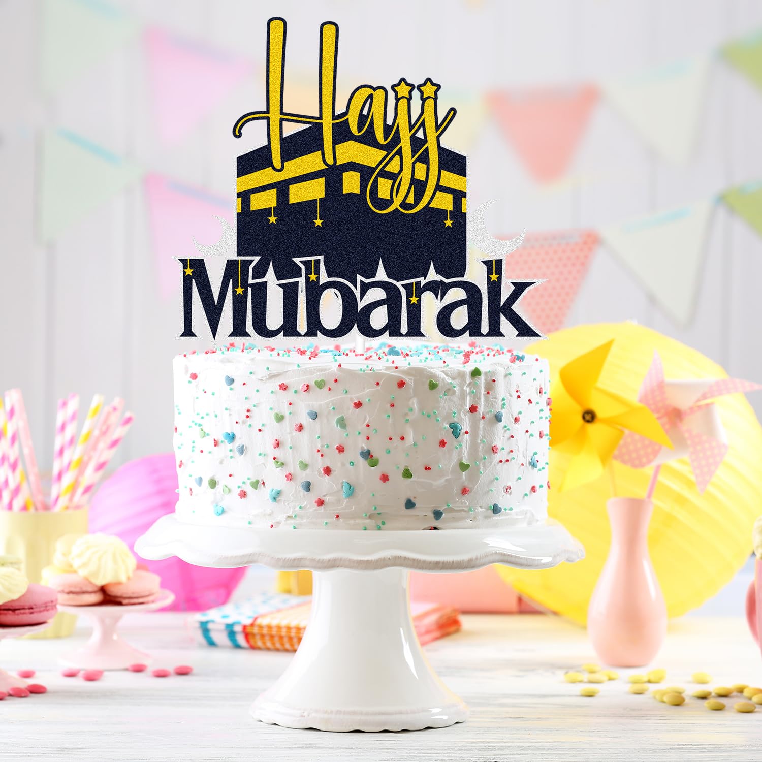 Acryl Eid Mubarak Taarttoppers, Ramadan Muslim Hajj Eid