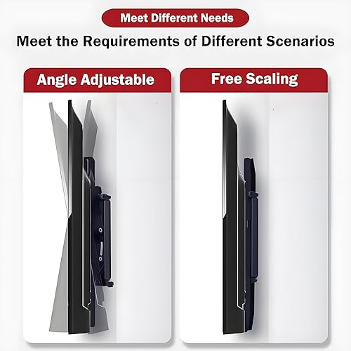 Miniatura 5 de Soporte fijo de pared para televisores de 40"-80", VESA 200x200 a 23.622x15.748 in, soporta hasta 165.3 lbs, fácil instalación, se adapta a la