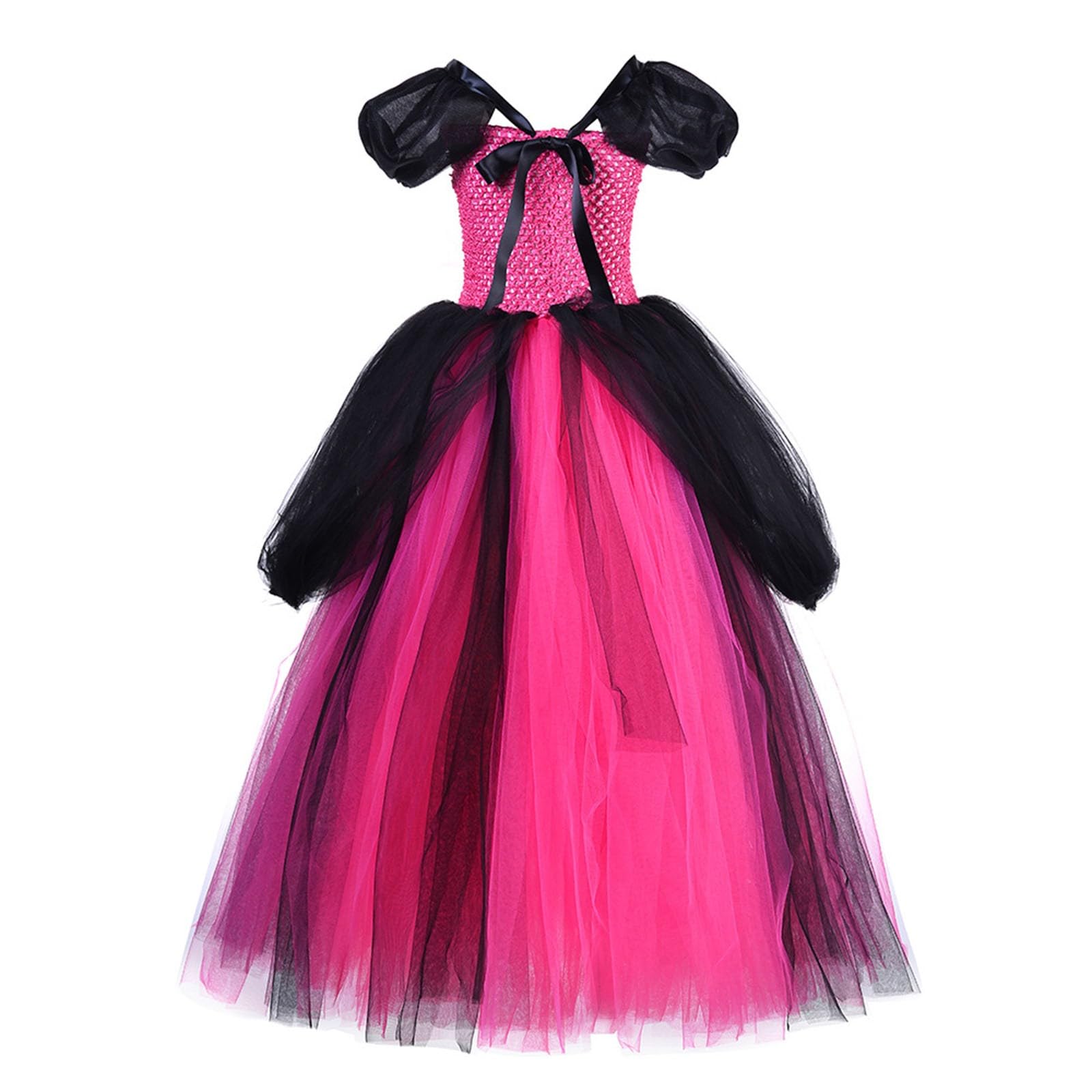 Vestiti Halloween Bambina 10 Anni - Vestito da festa per bambine, a maniche lunghe, per Halloween, per spettacoli, per bambini, comodo, elastico in vita, casual, da gioco