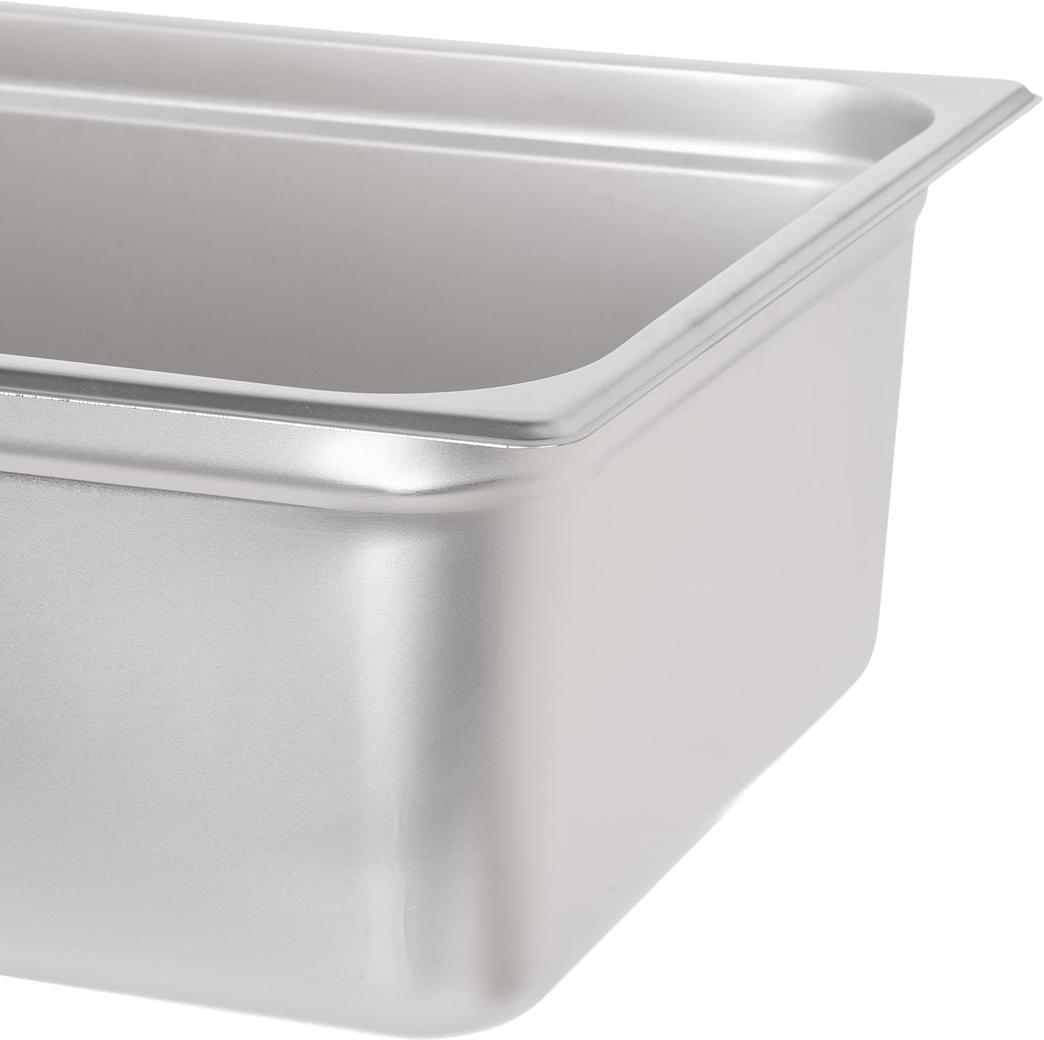 Carlisle DuraPan Steam Table Pan, full-size, 22 qt., 6" deep, reinforced corners, stackable, anti-jam, dishwasher safe, 24 gauge 18/8 stainless steel, NSF, 607006