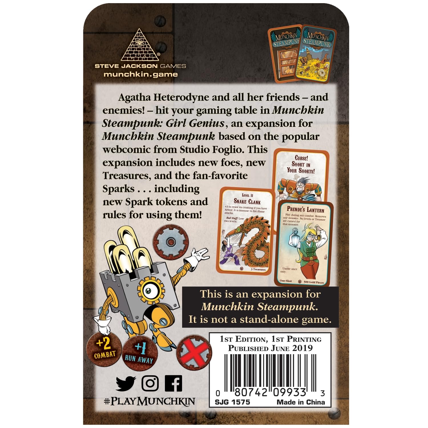 Steve Jackson Games Munchkin Pathfinder Play Mat - Keeps Cards Organized, Features Bonus Game Advantage