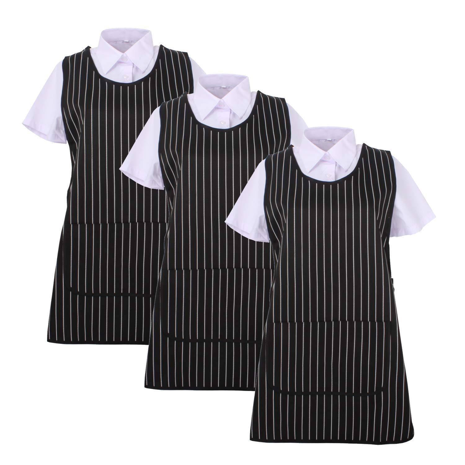 MISEMIYA - Pack*3 szt - Fartuch Jednolite Czyszczenie Pracy CLINICA MEDYCZNE Czyszczenie Weterynaryjne Hostelaria- Ref.868, Zielony 21, L