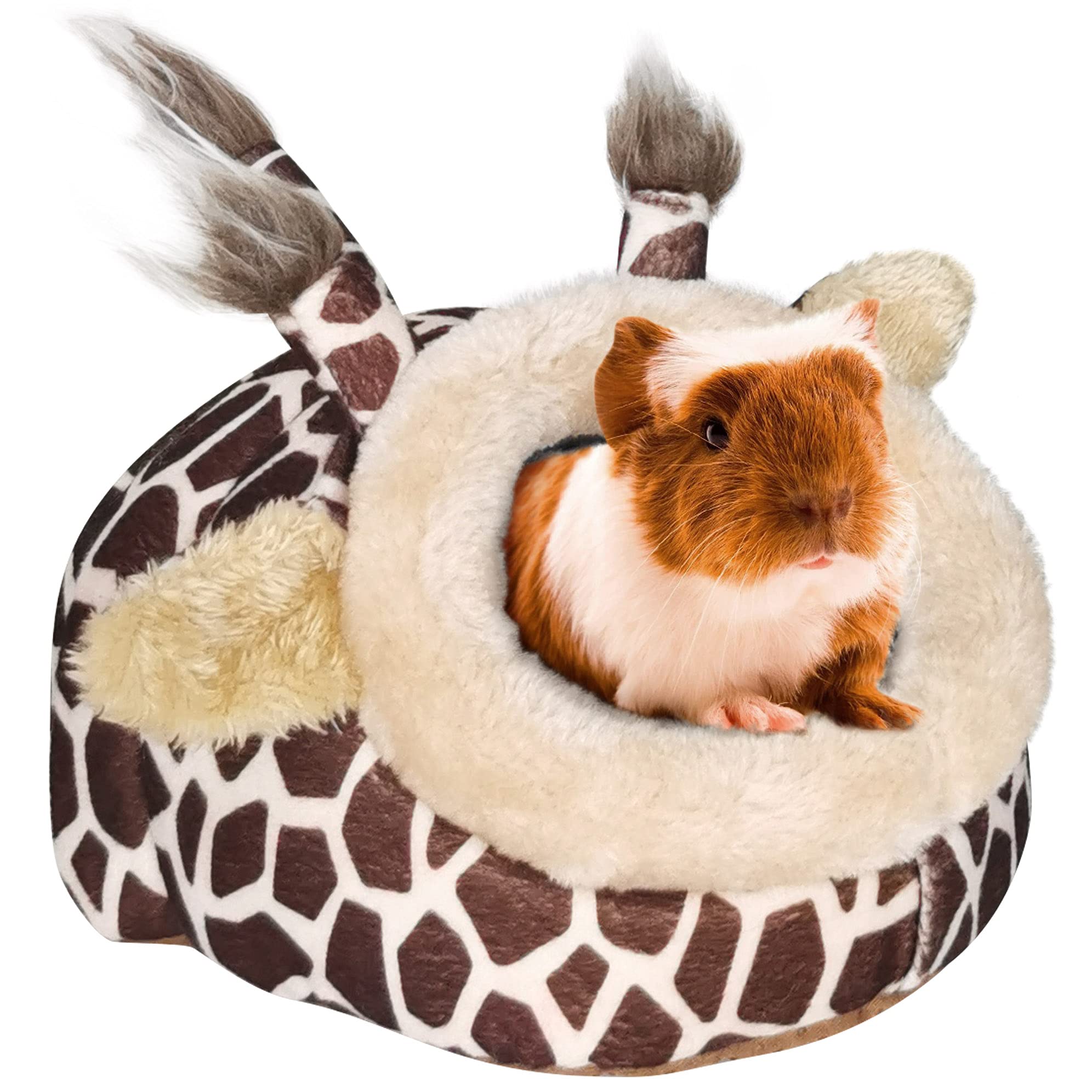 LEFTSTARER Guinea Pig Rat Bed and Hideout for Ferret Hedgehog Sleep and Hide, Hamster Small Pet Animals Supplies Toy Cage Accessories Nest