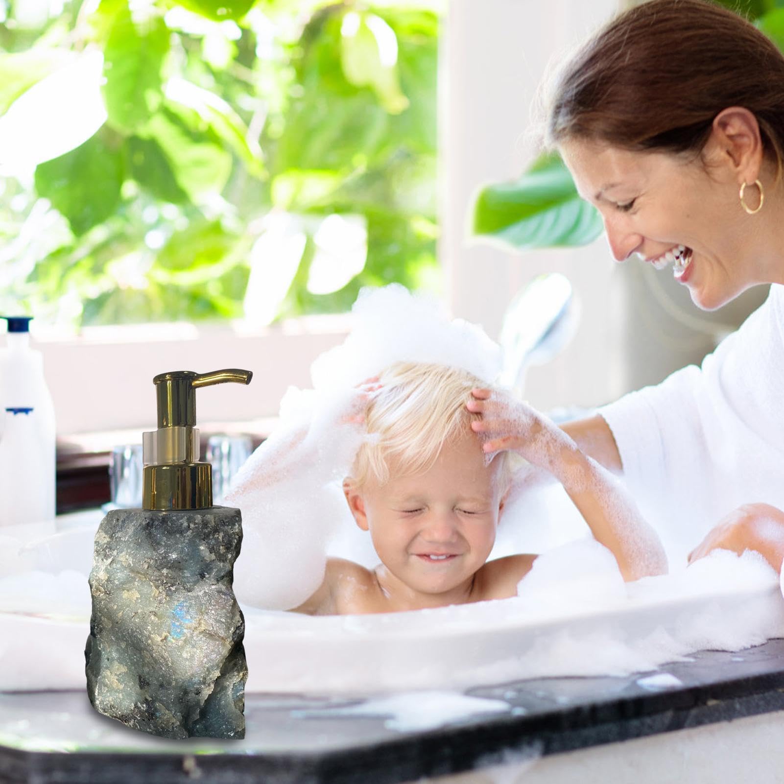 Bottiglie di gel doccia | Bottiglia a pompa in ceramica da viaggio in