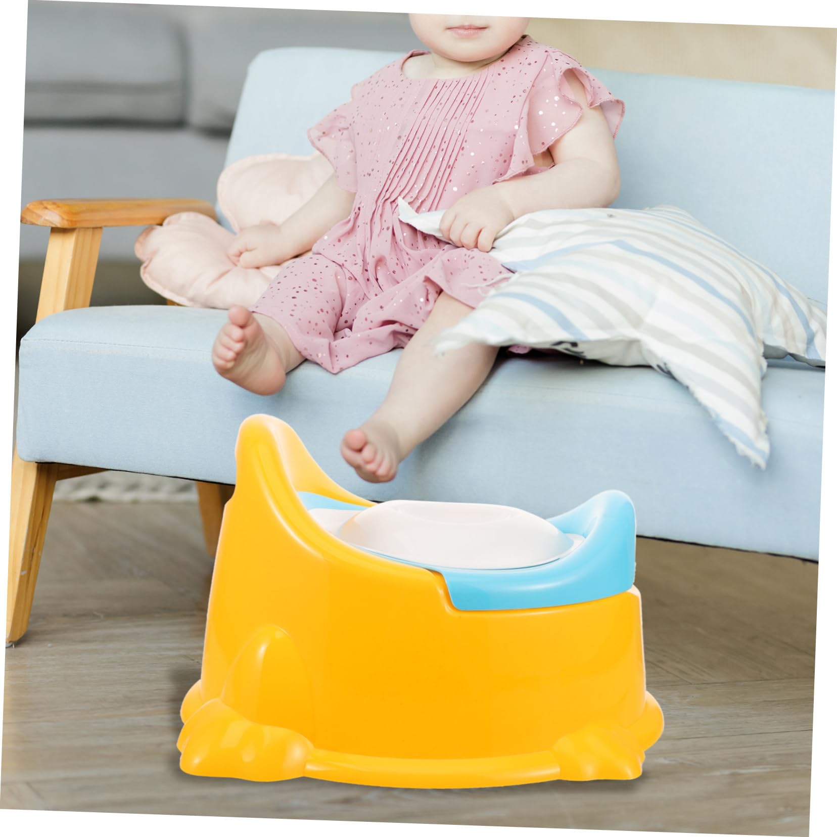 SHOWERORO Potty Training Portátil Para Niño Niña Orinal Desmontable y Ligero Inodoro Infantil Para Niño Niña y Niñas Fácil De Usar y Limpiar Para Entrenamiento Casa y Viajes