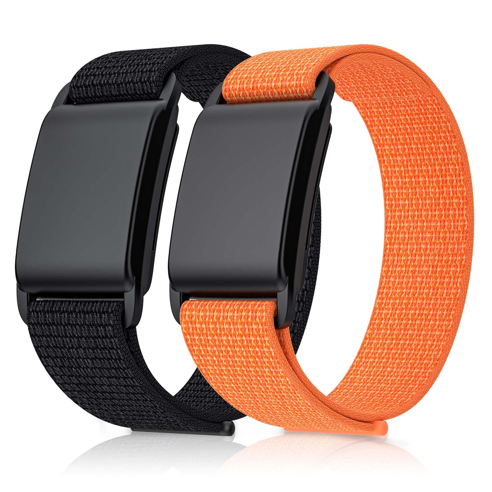 2 Pack Nylon Sport Loop Wristband Compatible with Whoop 4.0 for Men Women, Soft Adjustable Breathable Replacement Bands for Whoop 4.0 Durable Sleep, Wearable Health, Fitness & Activity Tracker