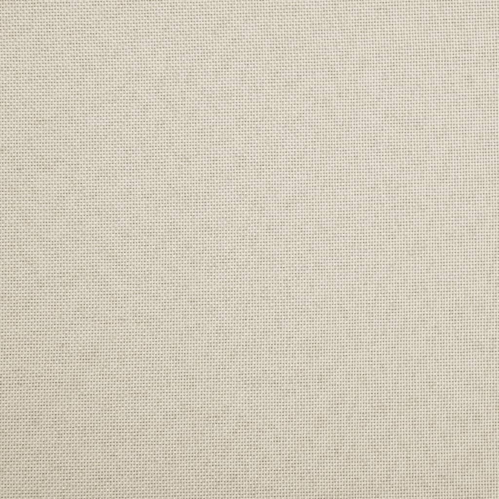 Juego de 2 taburetes plegables con espacio de almacenamiento, taburetes con tapa en color blanco crema, caja de almacenamiento plegable, aspecto de lino, 38 x 38 x 38 cm