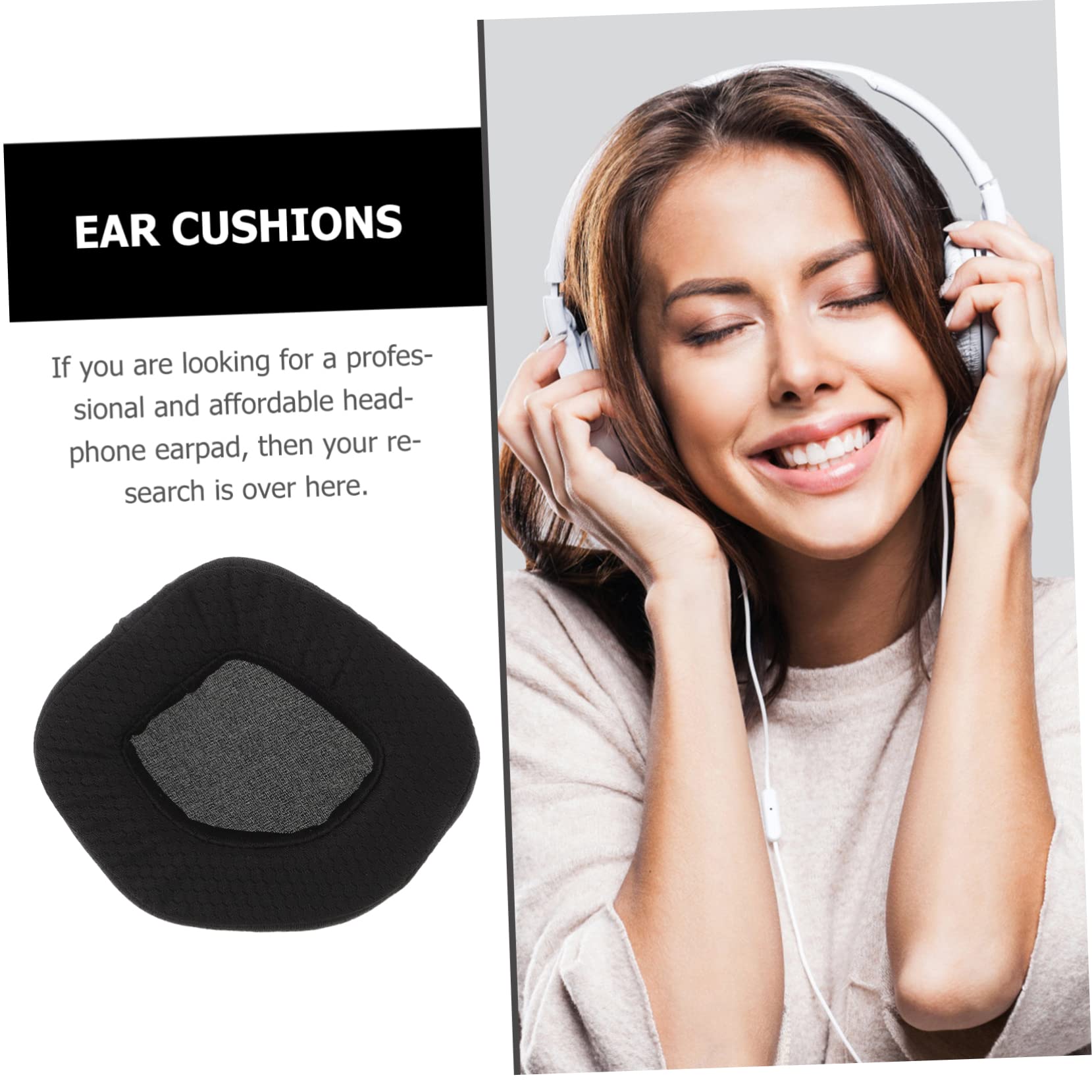 DOITOOL 4 Almohadillas De Repuesto para Auriculares con Reducción De Ruido De Malla para Auriculares Cómodas Fundas para Juegos.