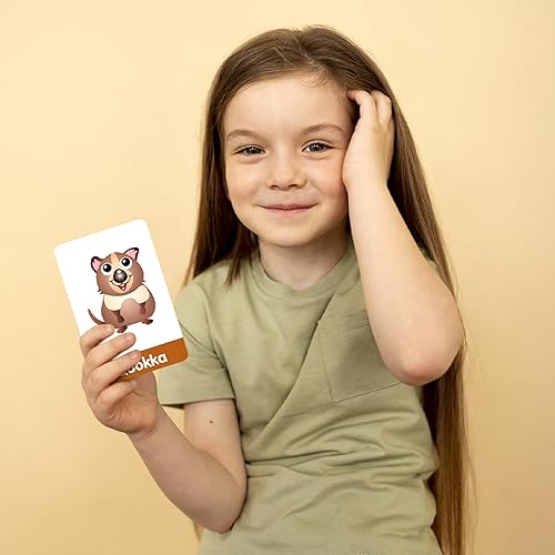 Miniatura 8 de QUOKKA ABC - Tarjetas didácticas de aprendizaje para niños de 2 a 4 años, 60 tarjetas de juguete para niños de 1 a 3 a 5 años, números del alfabeto,