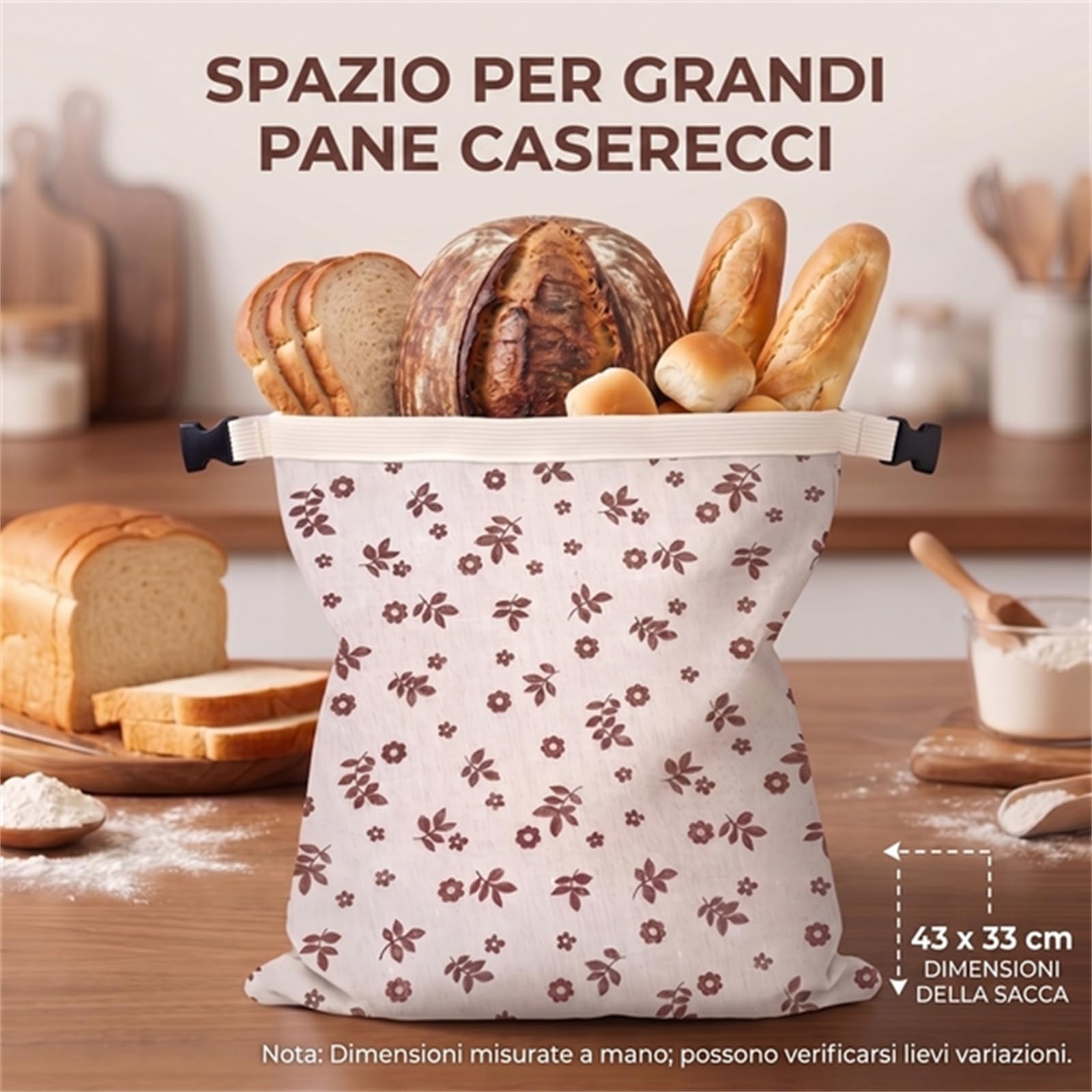 Casa di Rosa Sacchetti Pane Riutilizzabili