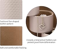 Vista 43 de Vlando Viaggio - Joyero pequeño, caja de almacenamiento para accesorios de viaje A. Gris