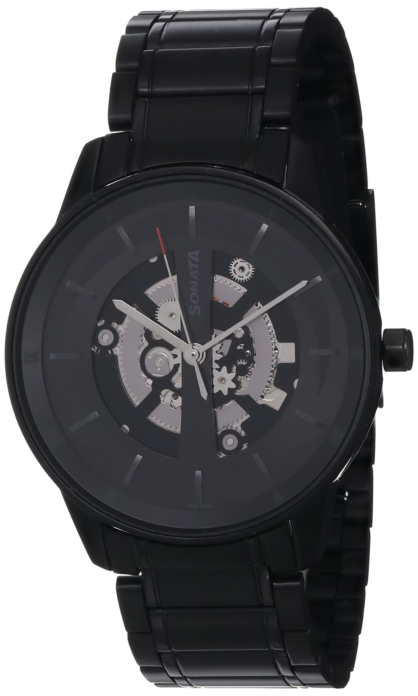 Sonata Unveil Quartz Analog Black Dial Stainless Steel Strap Watch for Men-7133NM01 (B0CRHJS1Q7) Amazon Price History, Amazon Price Tracker