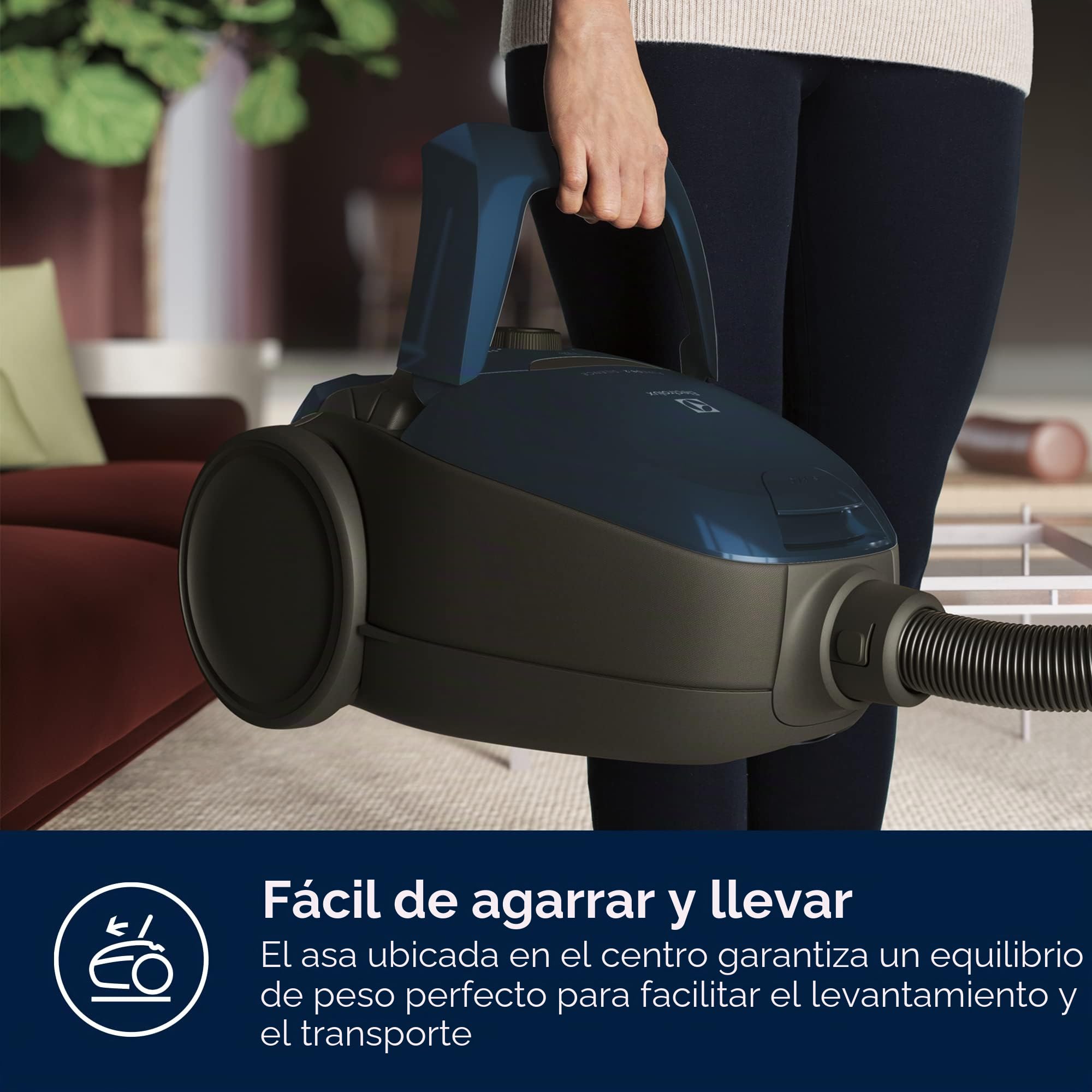 Electrolux PD82-4ST Aspirador con bolsa, potencia máx. 600 W, sistema de aspiración AeroPro, 2 cepillos, accesorio 3 en 1