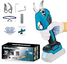 Electric Pruning Shears for Makita 18V, 600W Battery Pruning Shears, Professional Manual Brushless Motor with 20-35mm Cutting Diameter and LED Cutting Counter (No Battery)