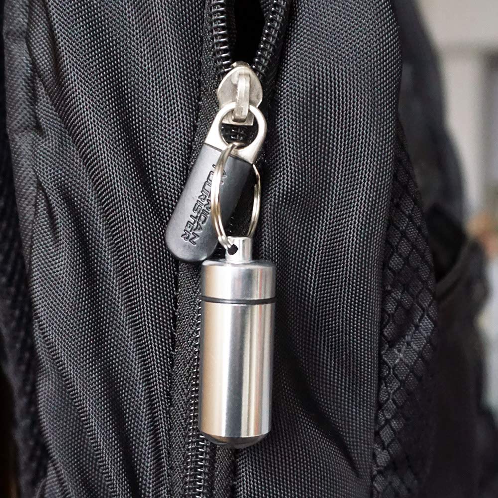 Essential Keychain Container of Airtight Waterproof Capsule Seal