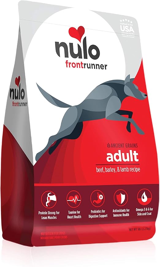 Nulo Frontrunner All Breed Adult Dry Dog Food, Premium All Natural Dog Kibble, Made