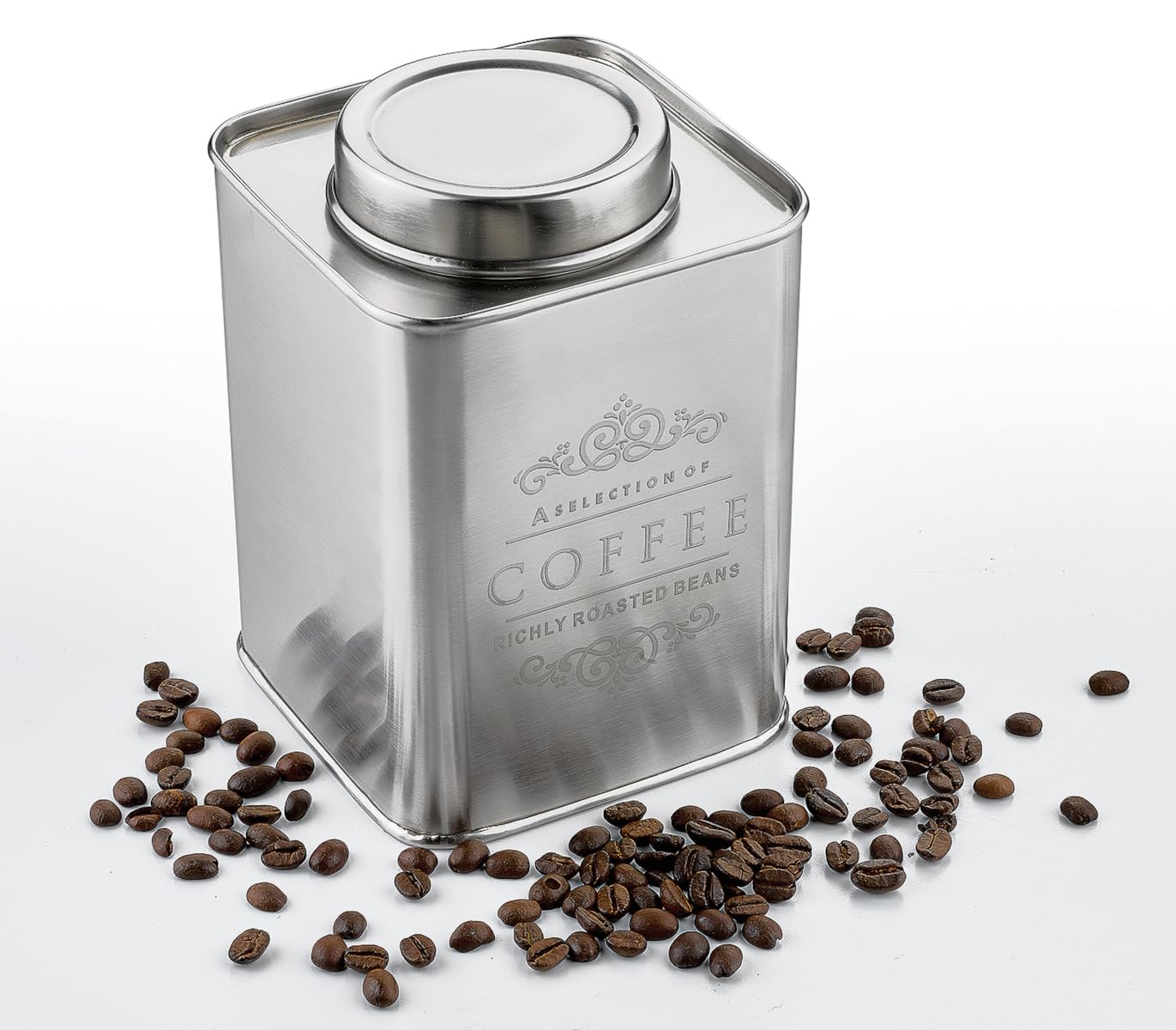 Zassenhaus Coffee Vorratdose, Grau, 1000g