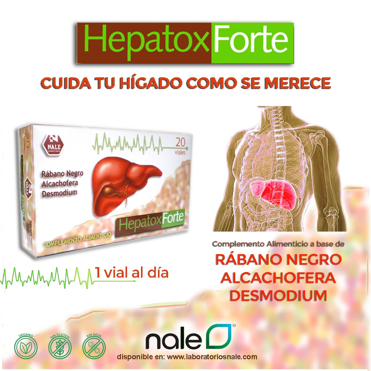 Hepatox Forte 20 Viales von Nale