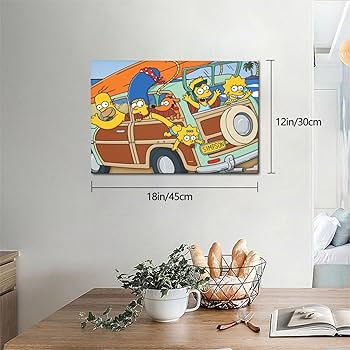 額装品/Family Dog/ケーシー・シンプソン/アート/ポスター/インテリア Amazon.co.jp: アートパネル ザ・シンプソンズ アートポスター