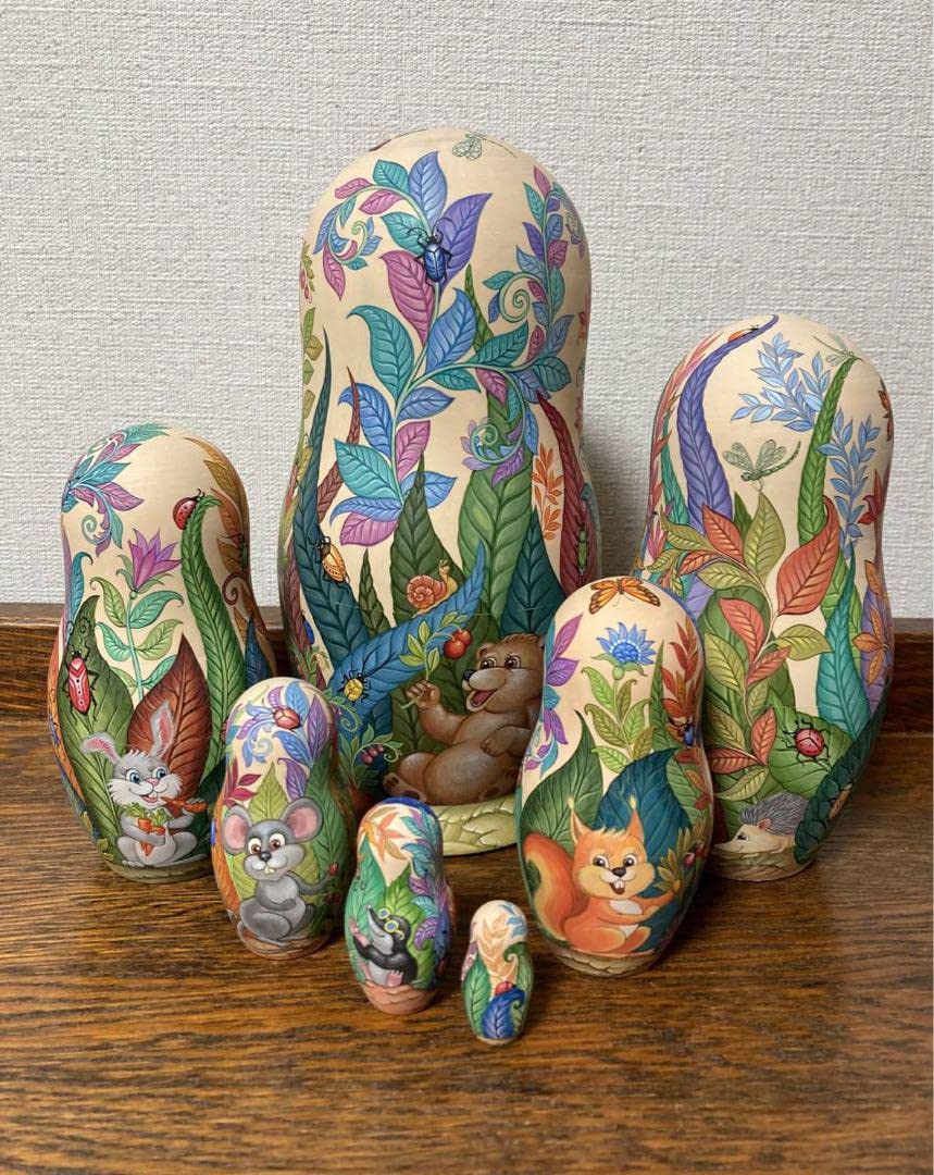 ロシア雑貨☆ファンタジーマトリョーシカ(7P)コブロフ工房 Amazon | ロシア雑貨ファンタジーマトリョーシカ(7P)コブロフ