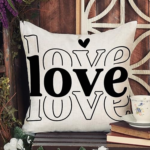 Miniatura 2 de Funda de almohada romántica para el día de San Valentín boda compromiso aniversario funda de cojín cuadrada decoración del hogar para sofá