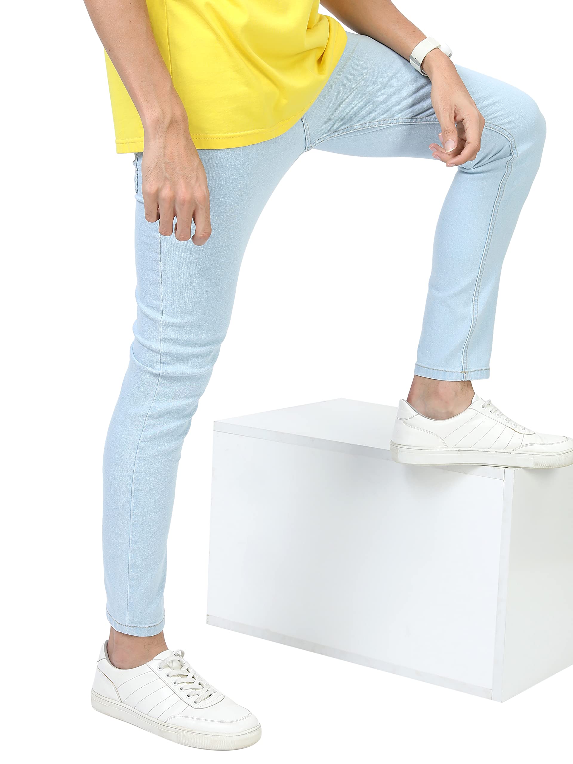 KETCHMen Skinny Fit Mid-Rise Jeans (Stretchable)