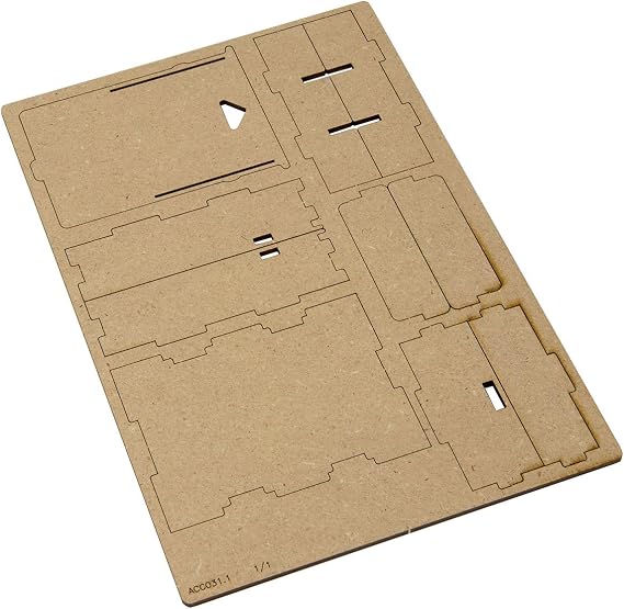 The Broken Token Card Size Bit Box - Wood Organizer with Two Dividers for Cards, Tokens, and Markers
