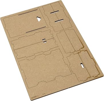 The Broken Token Card Size Bit Box - Wood Organizer with Two Dividers for Cards, Tokens, and Markers