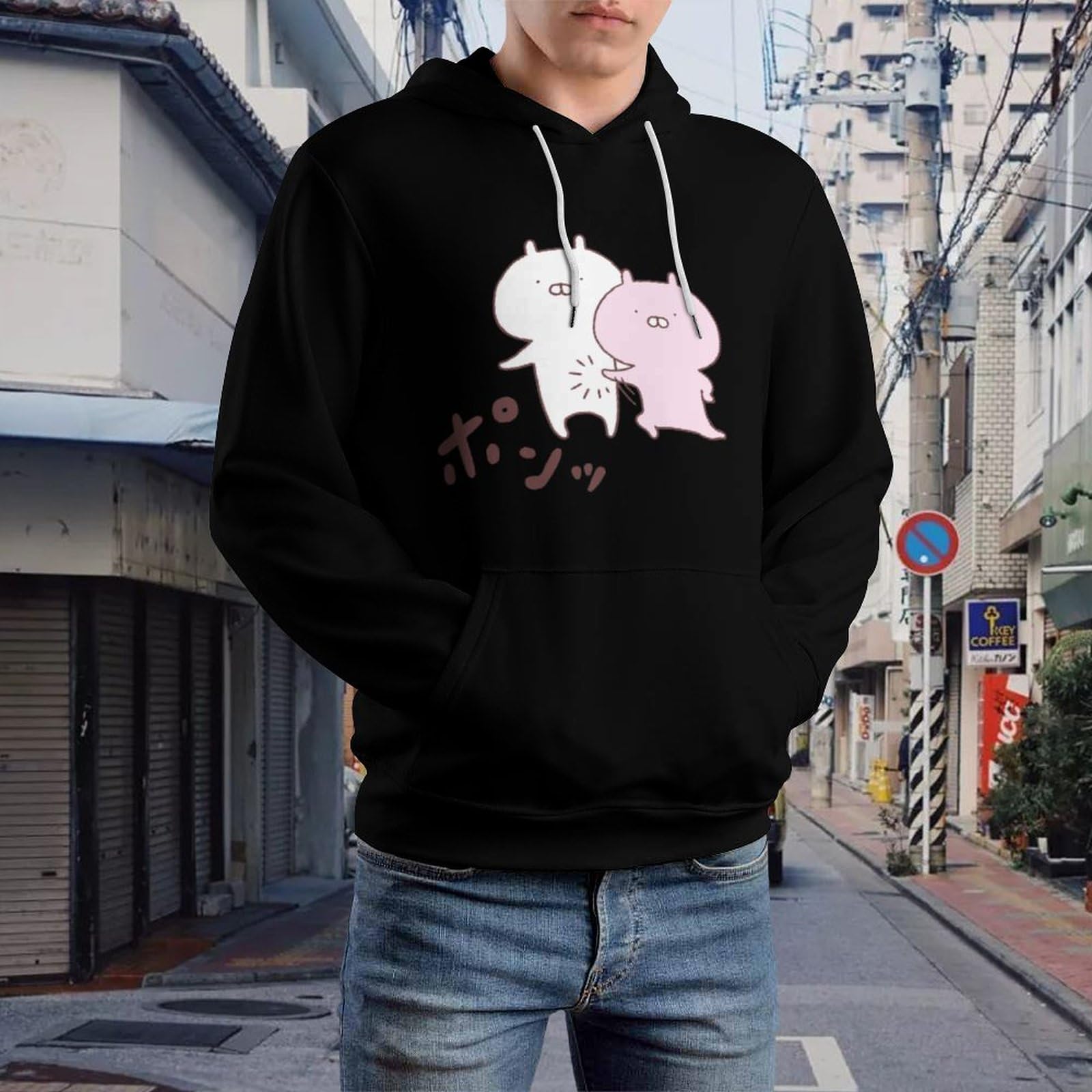 Amazon.co.jp: パーカー プルオーバー 秋服 うさ まる スウェット 