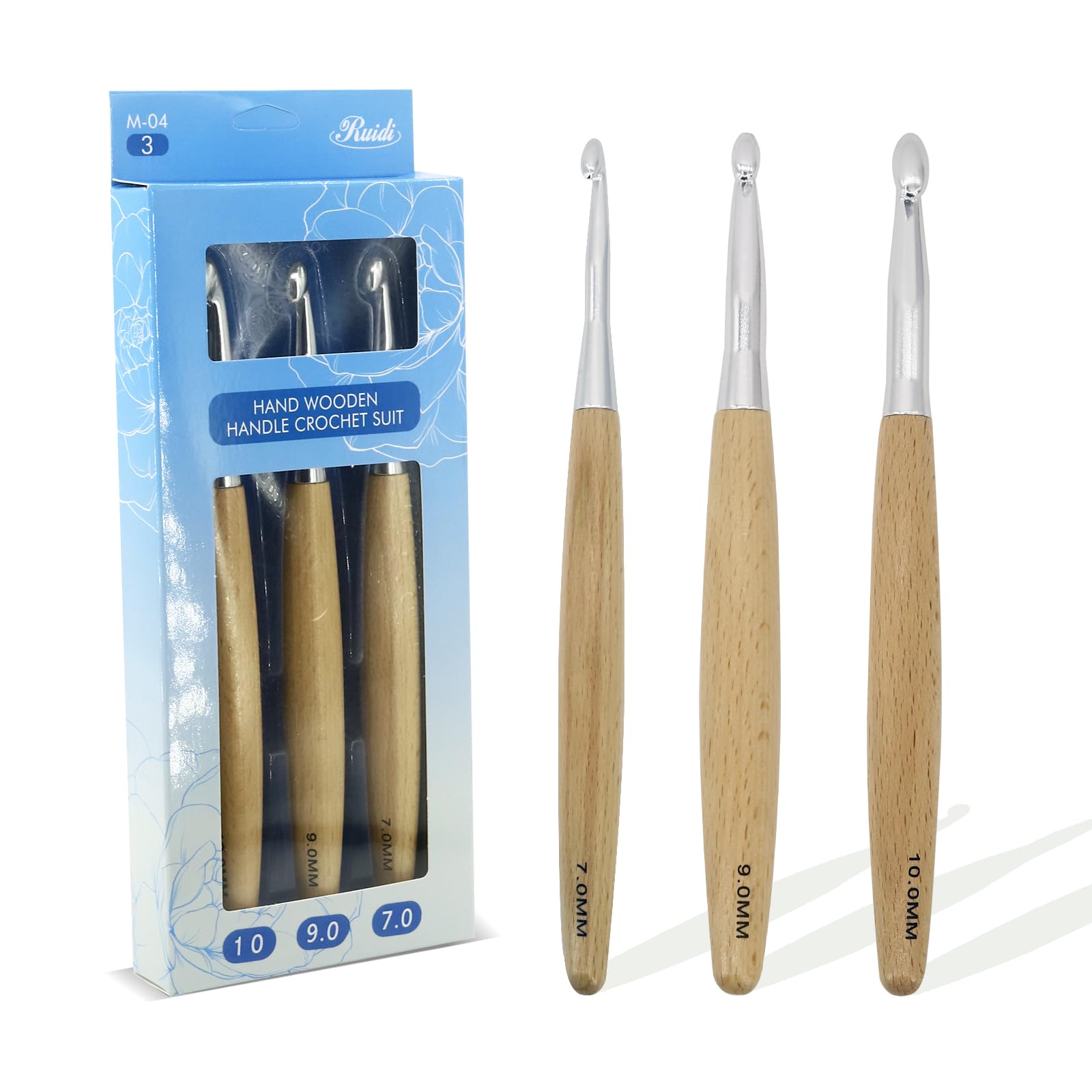 RUIDI𝐖𝐨𝐨𝐝 𝐂𝐫𝐨𝐜𝐡𝐞𝐭 𝐇𝐨𝐨𝐤𝐬 (7.0mm,9.0mm,10mm)