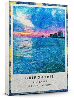 Gulf Shores Travel Poster, Alabama Travel Art Poster, Canvas, Gulf Shores Travel City Poster, Travel Artwork Poster, Gulf Shores Travel Canvas - 90AZ443