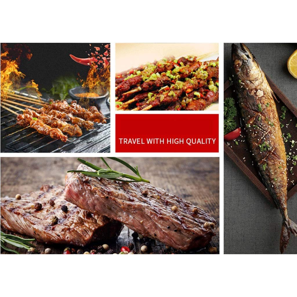 Ogród palenisko na zewnątrz ognisko sprzęt kempingowy kemping przenośny składany grill ze stali nierdzewnej grill grill piec ognisko stal nierdzewna miska ognisko do grilla (rozmiar: mały)