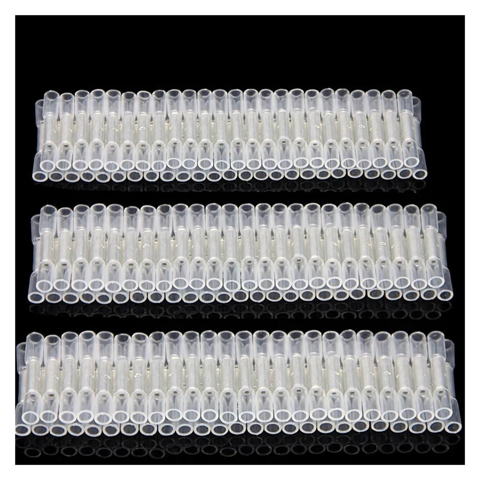 DSZUJTYROP 100PCS Insulated Heat Shrink Butt Connectors Electrical Wire Splice Cable Crimp Terminals Connector 0.25-0.5mm2