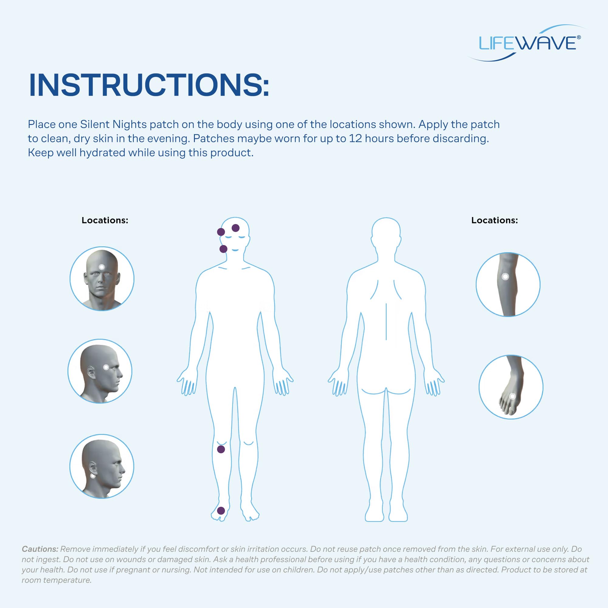 Amazon.com: LifeWave Parches Silent Nights – Forma patentada de