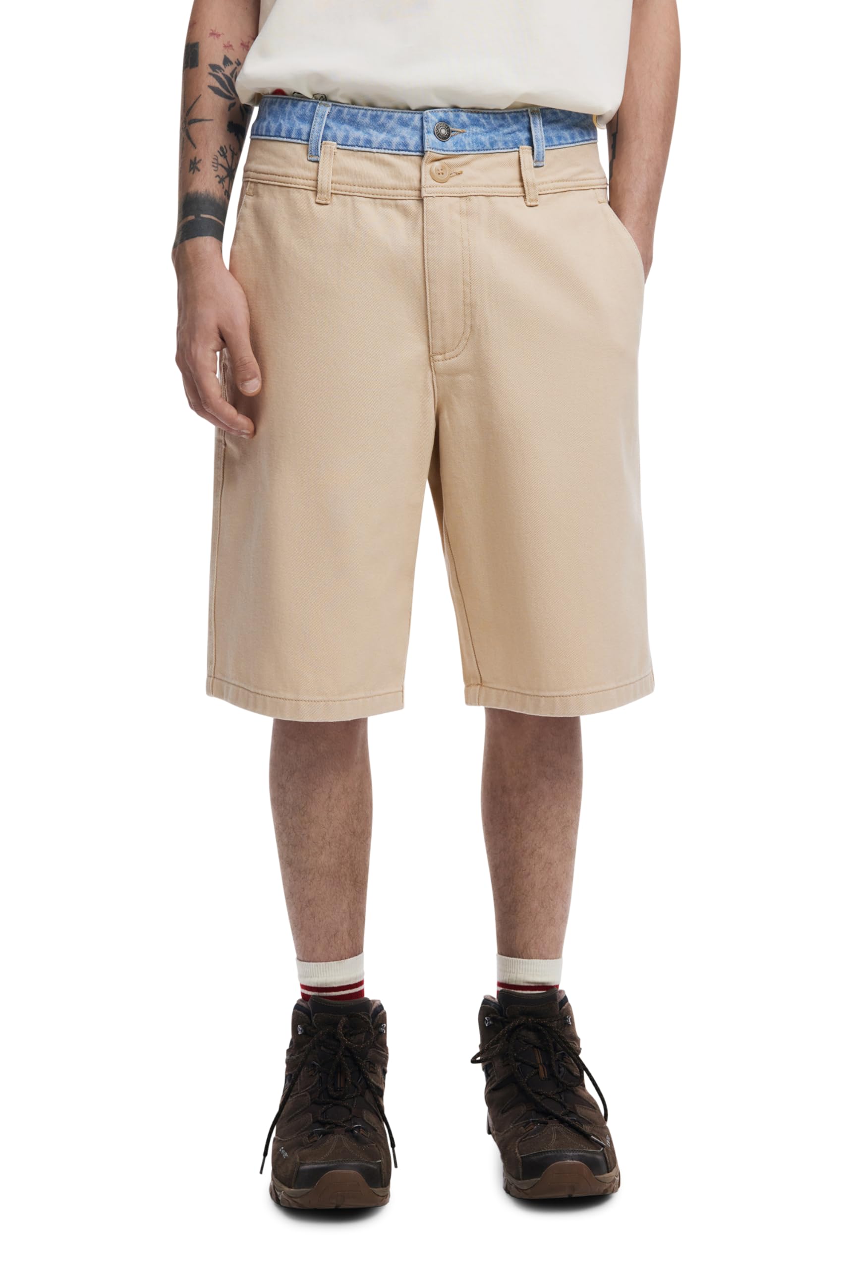 Desigual Pant_PEST, 1008 Beige Crude, 38