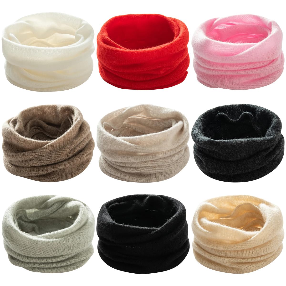 Bufandas Circulares De Cachemira Suave, Calentador De Cuello Largo Y Ligero Para Mujer, Ideal Para Invierno Y Otoño