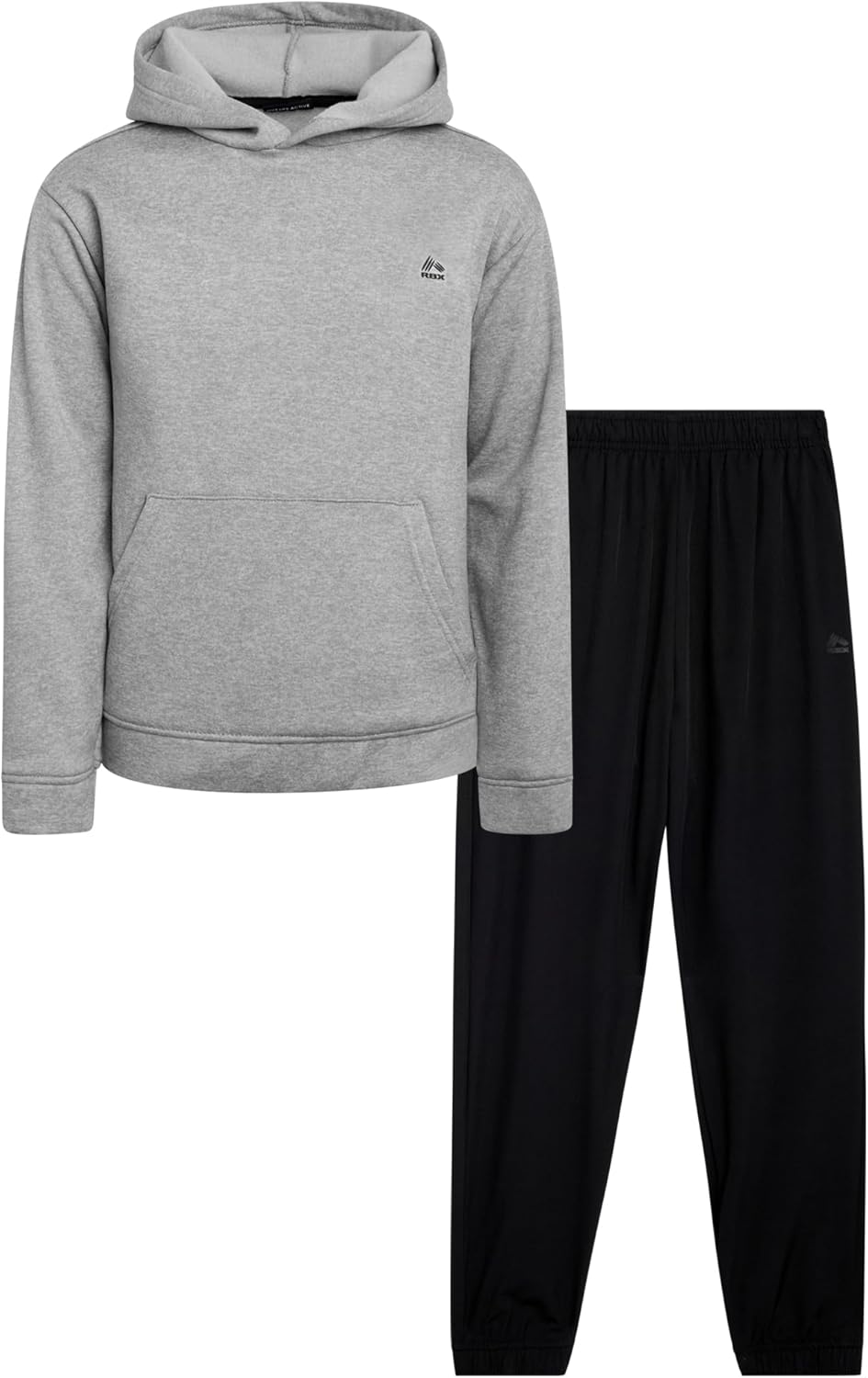 RBX Boys Pants Set - 2 Piece Casual Soft Fleece Hoodie Sweatshirt and Hybrid Tech Boys Jogger Pants Outfit (4-12)