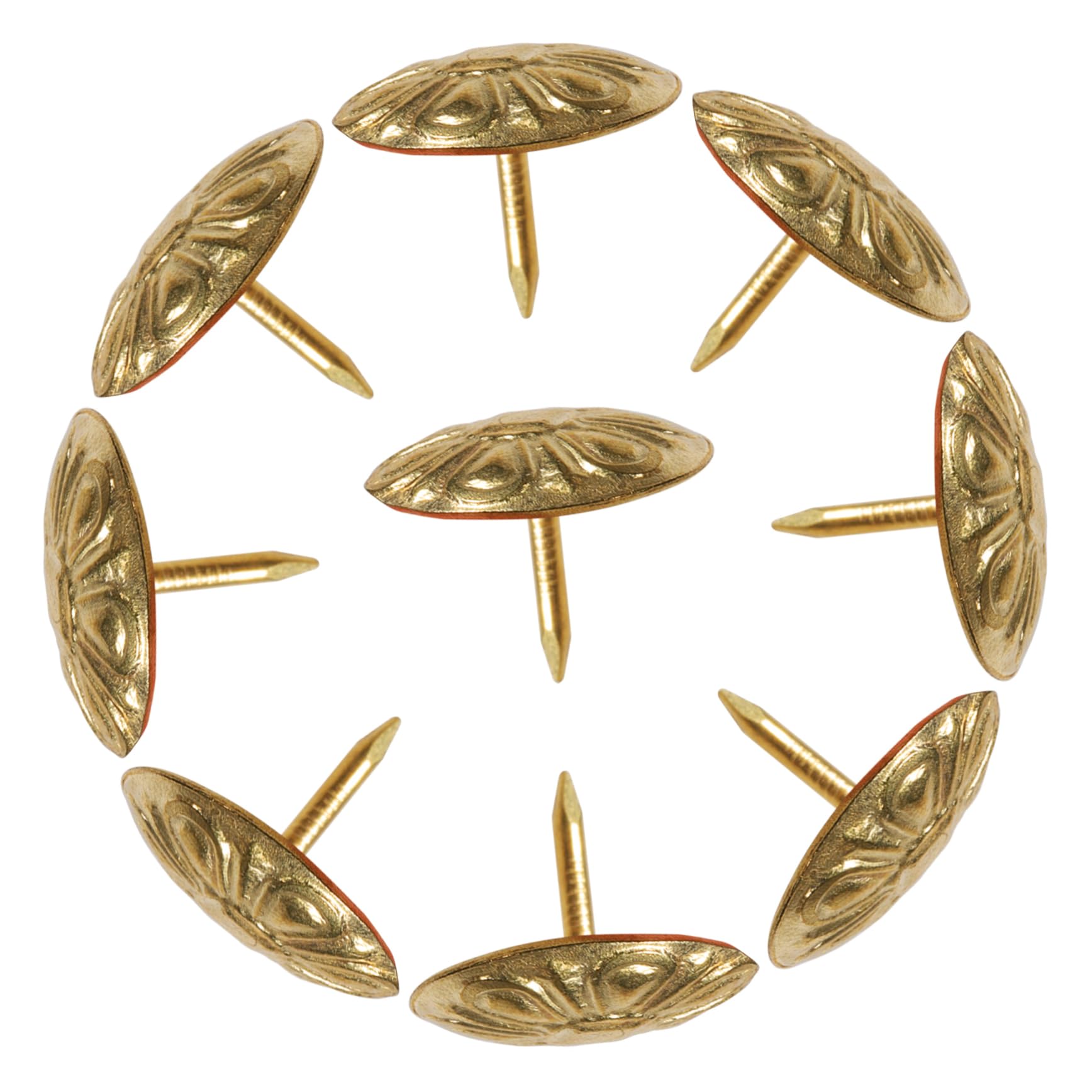 Cabilock Metal Upholstery Tacks Decorative Nails 50pcs Furniture Sofa Tack for Home Decor