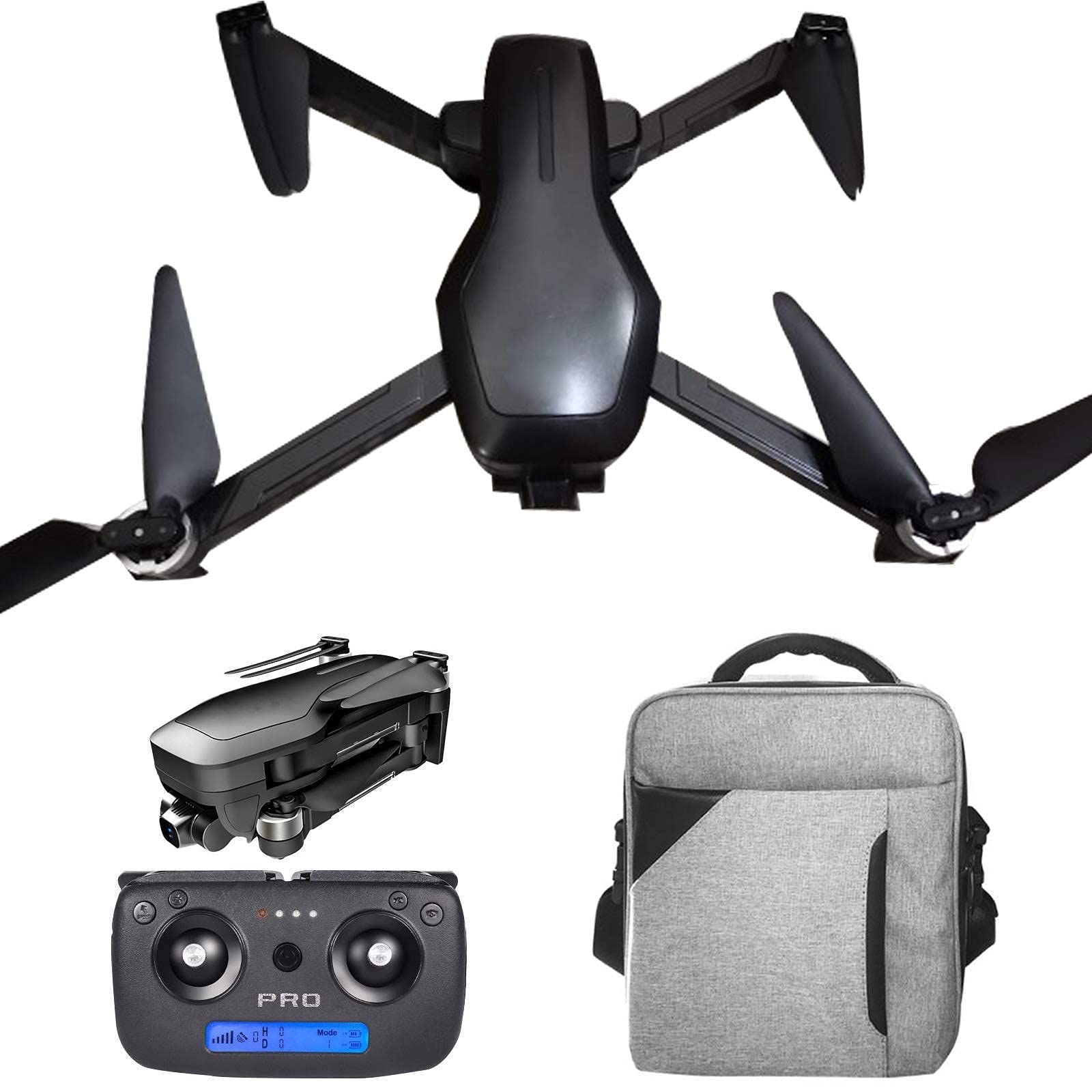 Dron 4k z kamerą dla dzieci dla dorosłych Łatwy dla początkujących z 20-minutowym czasem lotu bezszczotkowy silnik 5GHZ Transmisja FPV 50-krotny zoom Automatyczny powrót do domu Follow Me i
