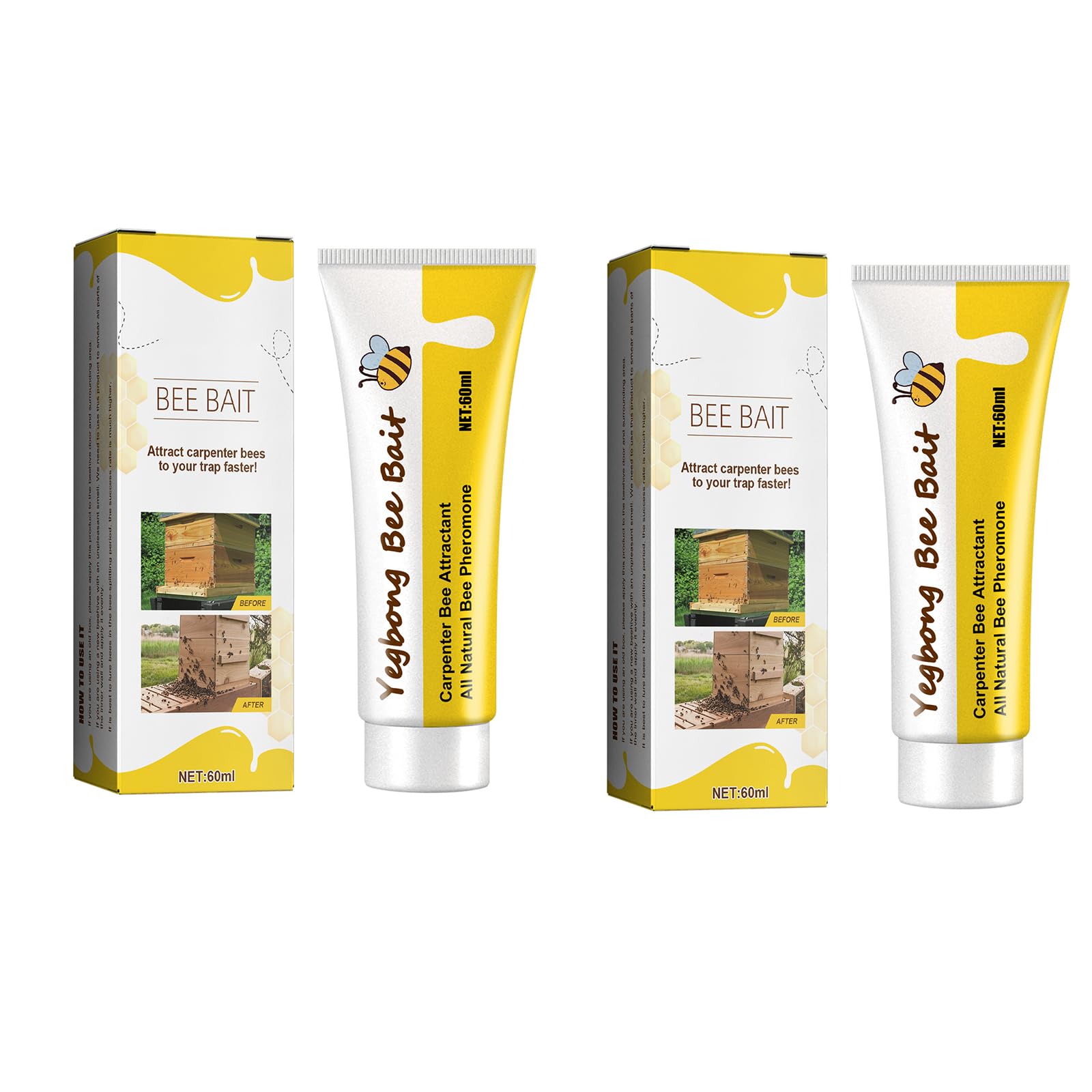 Lure Baits Bees Attractant Beekeeping Tool Recruit Bees Water Bees Attracting for Garden Farm 60ml