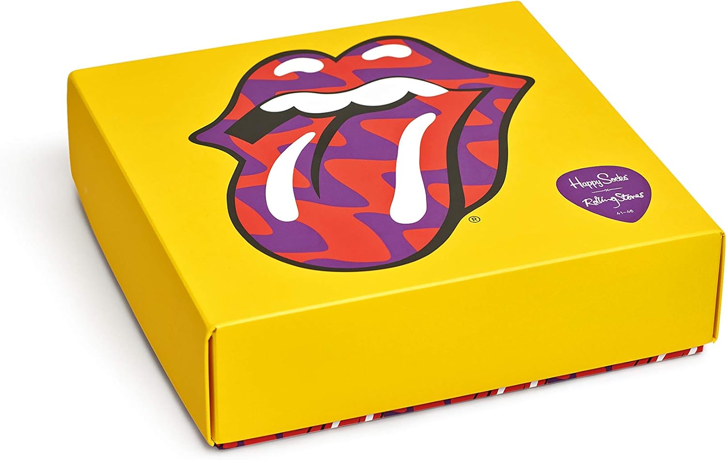 Happy Socks Unisex Socks Rolling Stones Gift Box Pack of 3 Size US 9-11 EUR 36-40